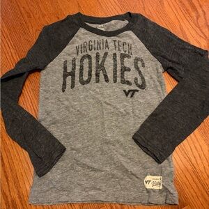 Virginia Tech Hokies Kids Long Sleeve Shirt - Gray